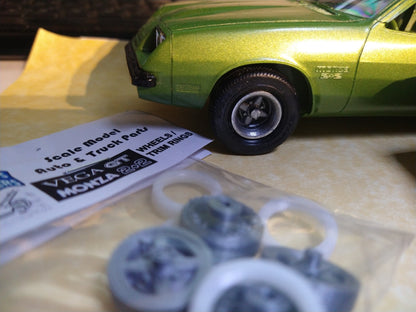 1/25 VEGA GT - MONZA SPYDER WHEELS - HARD TO GET! 3D PRINTED.